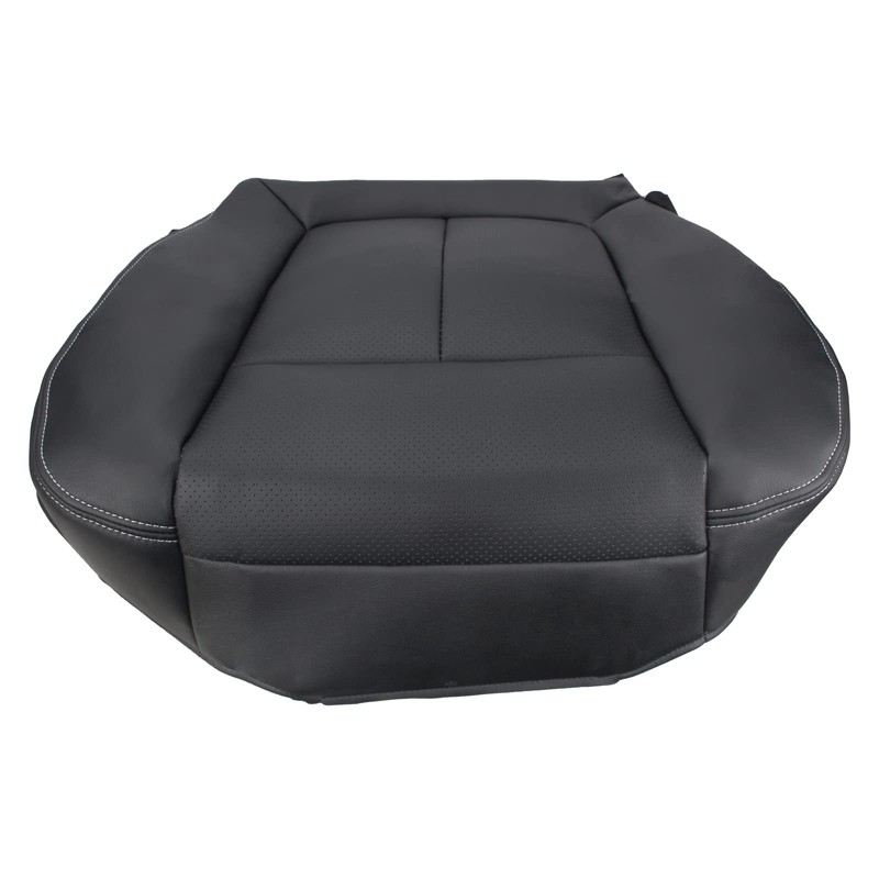 AUTOKAY Black Driver Bottom Leather Seat Cover Fits for Ford