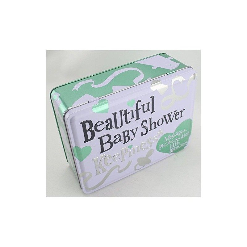 Bright Side Beautiful Baby Shower Storage and Keepsake Tin