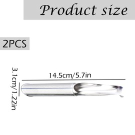 GroveEss Stainless Steel Tea Filters,Reusable Long Handle Tea Infuser,Fine Mesh Tea Strainer Hanging on Cup Tea Dispenser Tea Accessories for Loose Tea Rose Spices