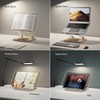 Adjustable Acrylic Book Stand for Reading, Book Holder with Pen
