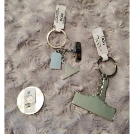 Lot Washington DC Souvenir 2 Keychains & 1 Magnet - Whitehouse, Capitol Building