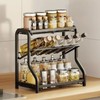 Bliss Star Spice Rack Organizer Countertop Holder, 3-Tier Standing Large