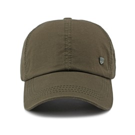 YAMEE Baseball Cap Men's Retro Baseball Cap Women's Exquisite Embroidery Lightweight Baseball Caps for Men Sun Protection Peaked Caps for Men Breathable Cap Women Adjustable Sports, Army Green