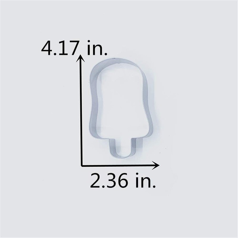 LILIAO Popsicle Cookie Cutter - 2.4 x 4.2 inches -