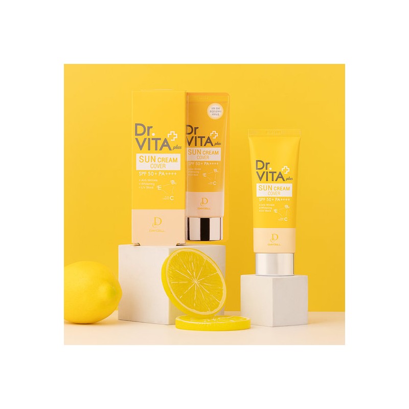 Daycell Dr. Vita Triple-Function Vitamin Sunscreen Cover 60g (SPF 50+