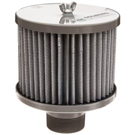 Solberg FT-31P-200™ Inlet Compressor/ Blower Exposed Filter, 2" MPT Outlet, 7-1/4" Height, 6" Diameter, 135 SCFM, Made in the USA
