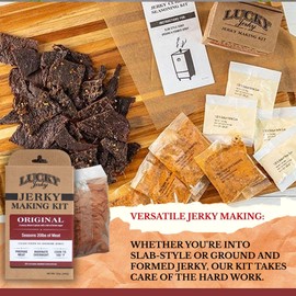 Lucky Jerky Original DIY Jerky Seasoning Kits - Seasons 20lbs of Meat