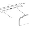 umbra 318858-660 Flip 8 Hook, 8 ganchos, Blanco