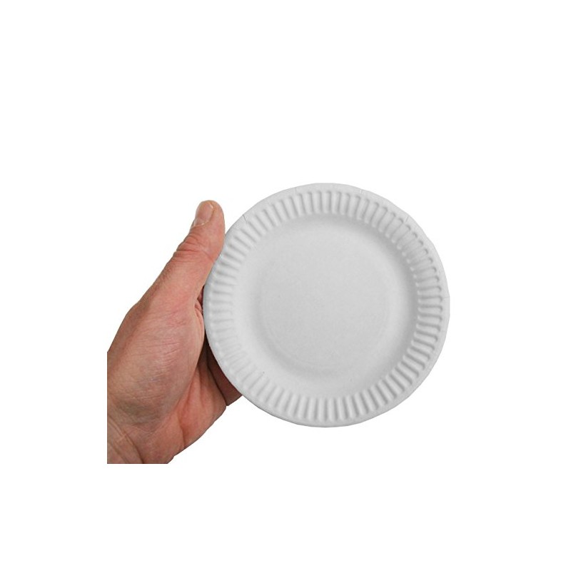 Papstar – 100 Teller, Pappe "pure" rund Ø 15 cm Weiß