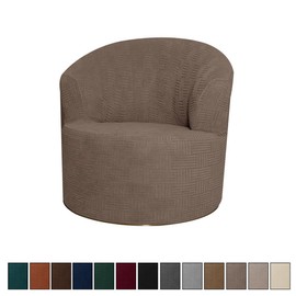 STARINGIRL Club Barrel Chair Slipcover Round Tub Sofa Chair Slipcover Modern Accent Armchair Slipcover for Room Furniture Protector