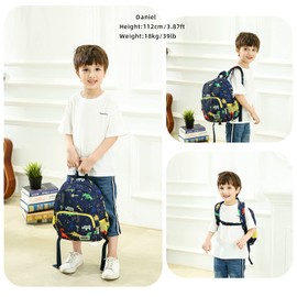 willikiva 3D Dinosaur Backpack Toddler Backpacks for Boys and Girls Kids Backpack Waterproof Preschool Safety Harness Leash (Roar)