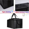 Insulated Cooler Collapsible Bag, Zipper Closure Keep Food Hot Or