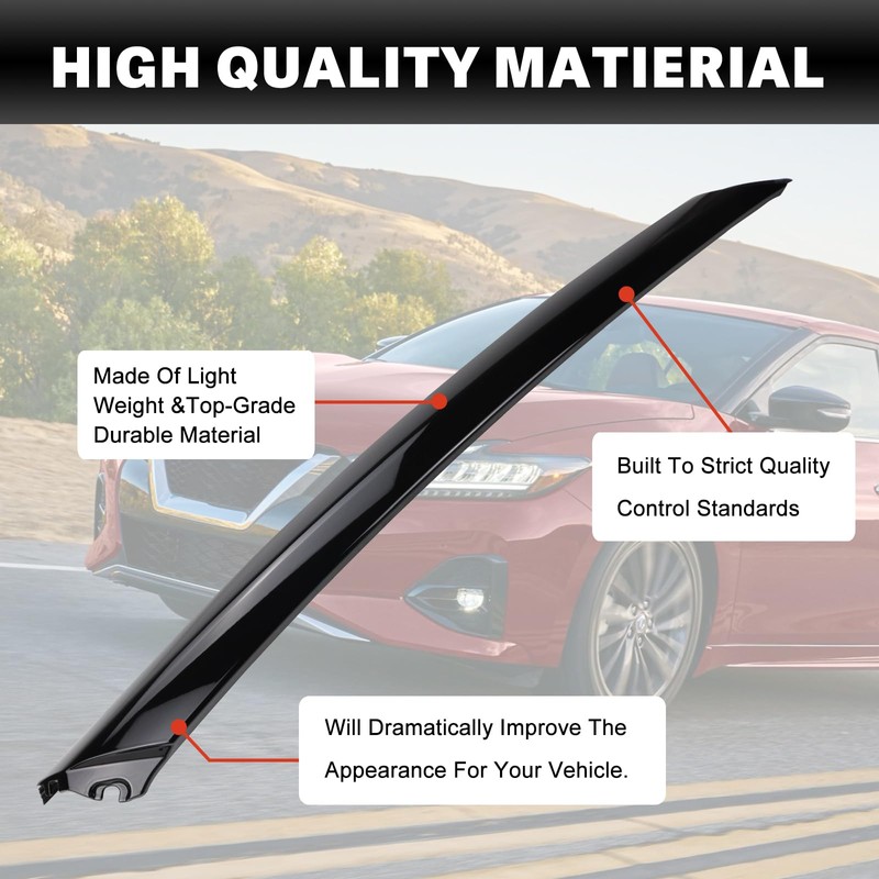 Windshield A Pillar Trim Molding Fit for Nissan Maxima 2016-2021
