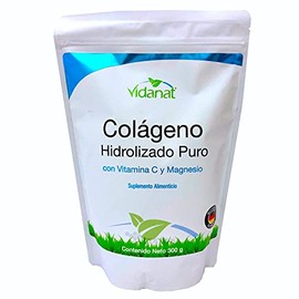 Colágeno Hidrolizado Puro con Vitamina C y Magnesio 300 grs