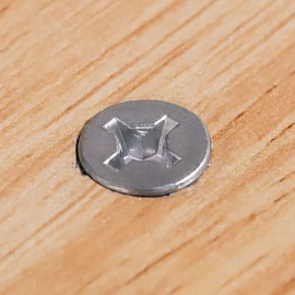 Glvaner #14 x 2 inch Flat Head Wood Screws Sheet Metal Screw 30 pcs 304 Stainless Steel 18-8 Self Tapping Screw