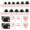 TOMALL 100 mm 4.13 Inch PVC Rubber Seal Dustproof Covers
