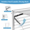 2 Pcs Wall Mount Clothes Drying Rack 26 X 31.5