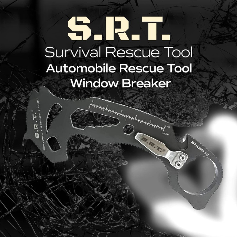 S.R.T. Survival Rescue Tool - 14 Function Premium Rescue Automobile
