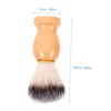 Baluue 1Set Men Beard Shaving Brush and Bowl with Holder