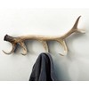 Black Forest Décor Antler Coat Rack – Rustic Wall-Mounted Polyresin