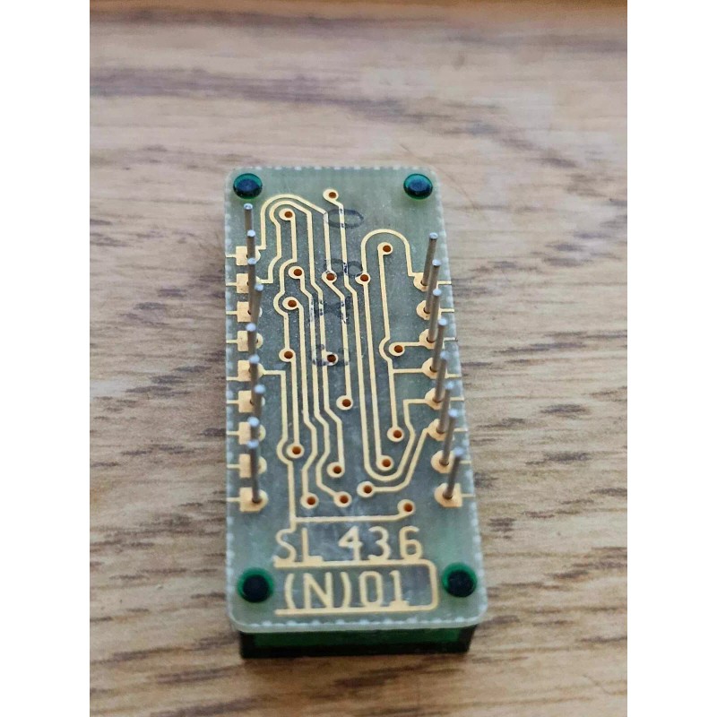 MDFLY Rare Vintage 4-Digital Gold Green 17-Pin LED Display SL