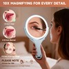 Makeup Mirror with Lights 2000mAh Rechargeable Travel Mirror