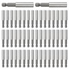 Rocaris 50 Pack Strong Magnetic Drill Bit Extension Holder, 1/4"