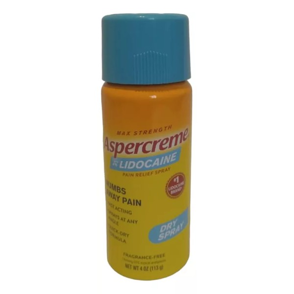 Aspercreme Spray Contra Dolor Lidocaina 4oz(113g)