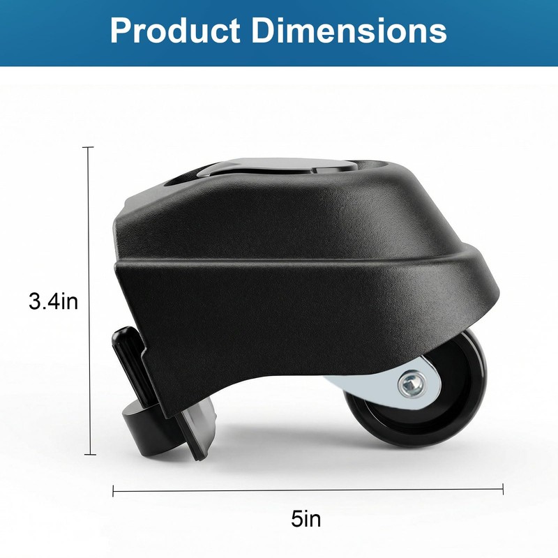 12388 Foot Caster and 12293 Caster Wheel Replacement for Ridgid