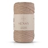 Sensy Premium Macrame Cord 3mm 109 Yards, 100% Cotton, Single