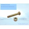 TGBoBiFiveY 5 PK 710-0890 Snowblower Shear Pins & Nuts Compatible