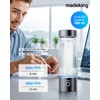 madeking Hydrogen Water Generator Bottle - 400ml Rechargeable Hydrogen Water