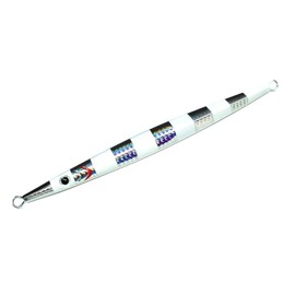 Long Wave Slasher Type Rapier A Metal Jig, 2.8 oz (80 g), Lure, Jig, Jigging, Sinker, Fishing Gear, Tonzigi, Bakstorm, Bakstur, Iwashi Glow Stripe