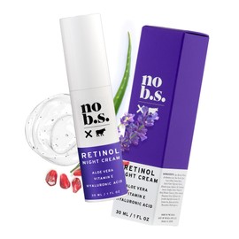 No B.S. Crema De Retinol Para La Noche - Formula Potente Anti-arrugas Y Buenísima Para Tratar El Acné                                                 