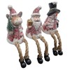 Fachhandel Plus Decorative figures, edge stool, Santa Claus, snowman, elk,