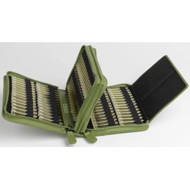 OMEO For 120 Globules Glasses (up to 1.5 g) Fine Cowhide Green