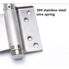 Ranbo 4 Inch Double Action Spring Hinges 304 Stainless Steel