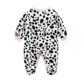 Primary Baby Clothes Outfit Footies Summer Romper and Play Suit Indoor Outwear for 3-6 Month Baby Boy Cow