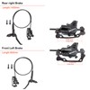 Hydraulic Disc Brake Set, Aluminium Alloy Front and Rear Caliper