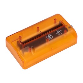 Desktop Micro Crosscut Hand for Home Use Can Shred CDs/DVDs/Cards Crosscut Dust Box Manual Portable Compact for Office/School/Office Use Electric (Orange)