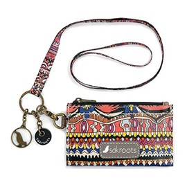 Sakroots ID Lanyard Case, Camel One World