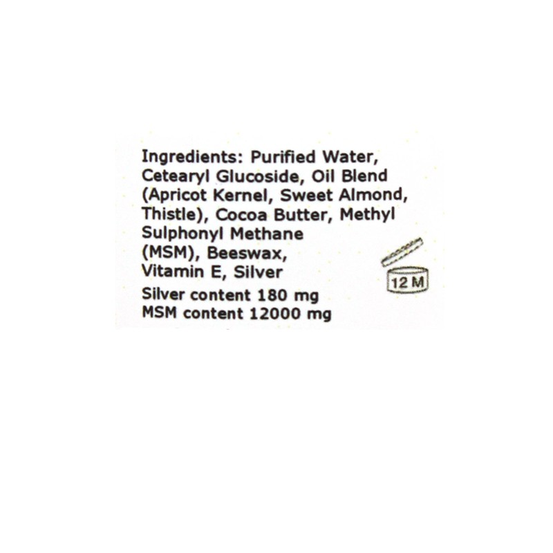 Triple Strength Silver-MSM Cream 60 ml