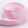 Italian Options Pink Gingham Ribbon 16mm x 10 Metres