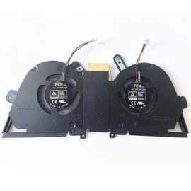 Fleshy Leaf Replacement CPU + GPU Cooling Fan for ASUS TUF Dash F15 FX516 FX516P FX516PR Air RTX3070 Series DFSCK22D05883L DFSCK221151817 FNAR FNAQ DC12V