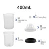 Unbranded 1 Set 400ml Disposable Paint Spray Gun Cup Liner