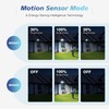 OKPRO Solar Lights for Outside- S192HJ 6000K LED Dusk to