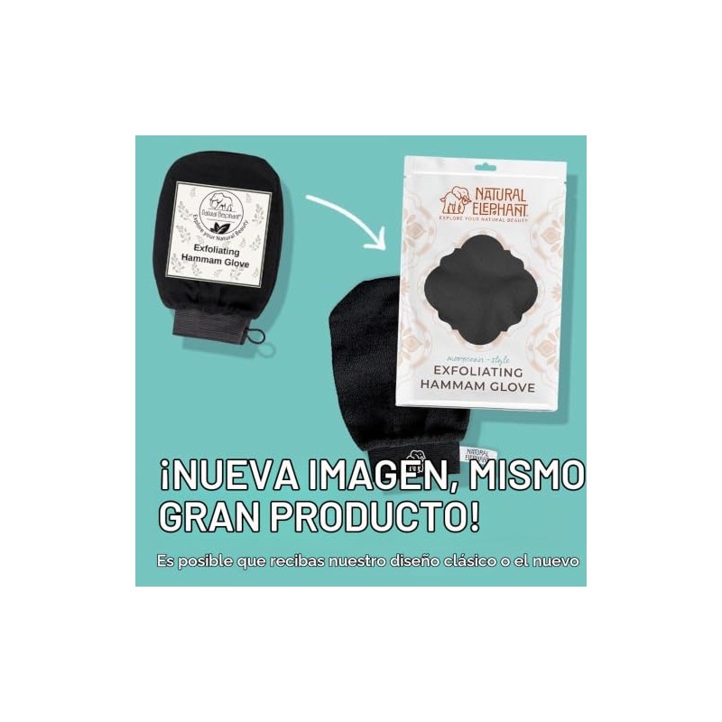 Natural Elephant Jabón Negro Marroquí 200 G (7 Oz) Y