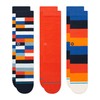 Stance Mullen 3 Pack Crew Socks (Large, Multi)