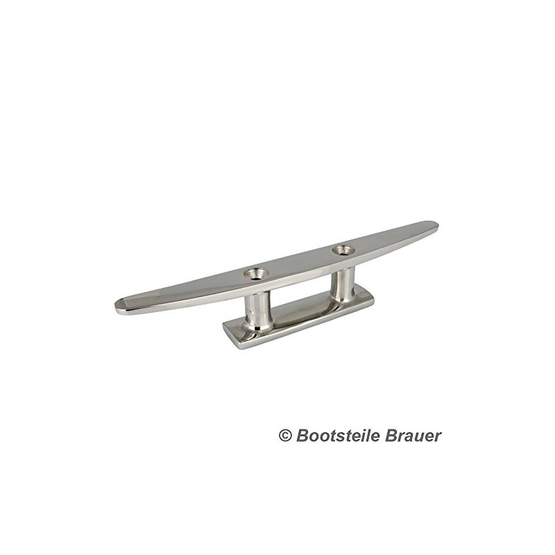 Bootsteile Brauer 1 x cleat, flat, 250 mm, 2 holes,