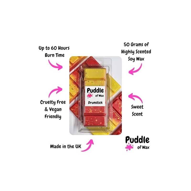Puddle of Wax - Drumstick Soy Wax Melt Snap Bar